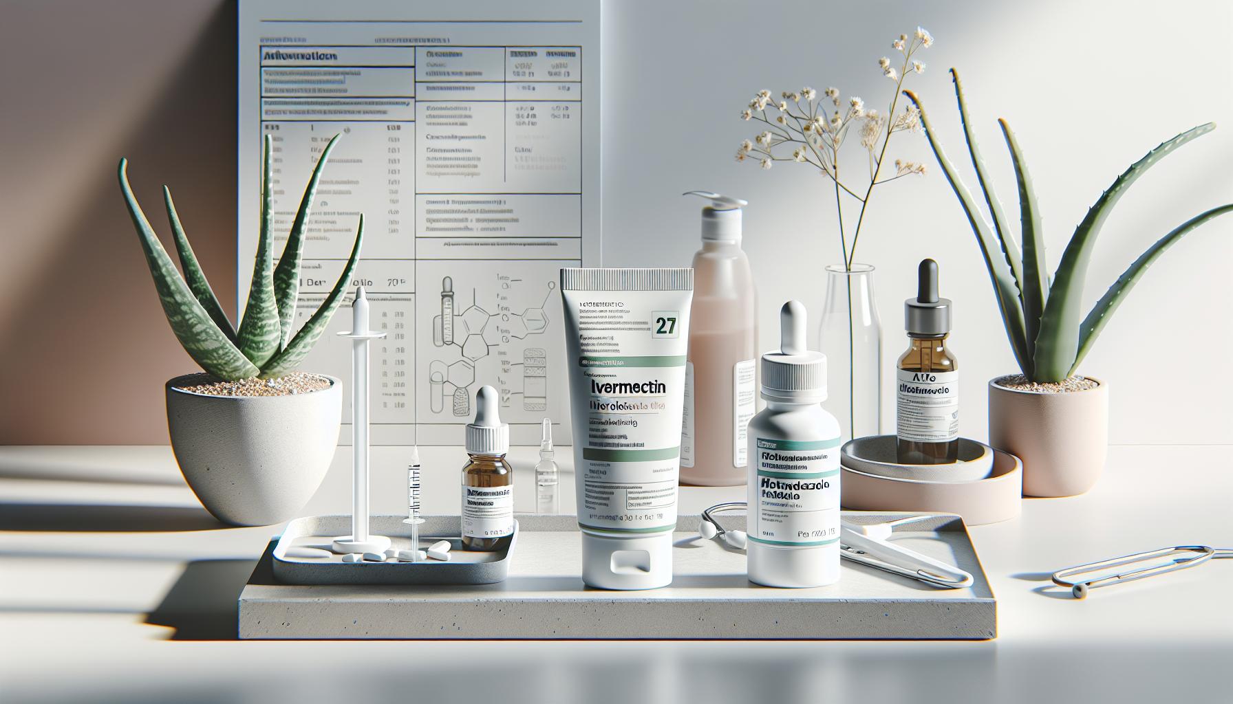 Jämförelse av Ivermektin och Metronidazol för rosacea