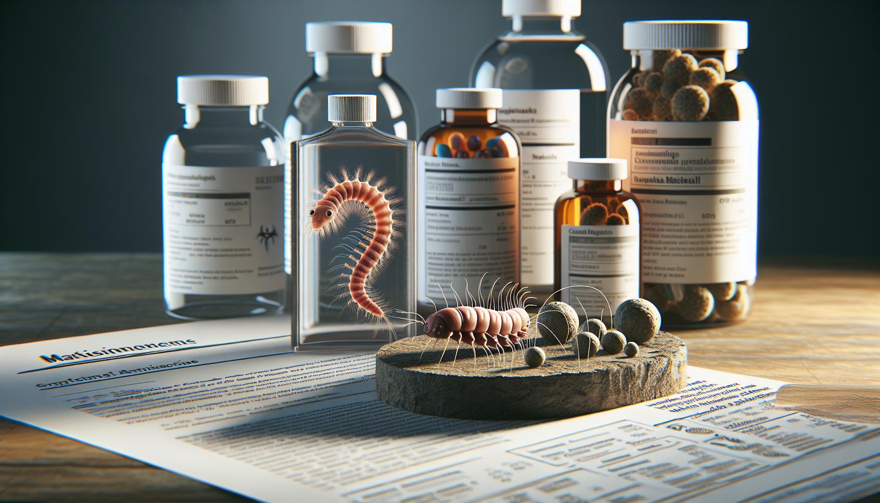 Jämförelse med andra antiparasitära medel