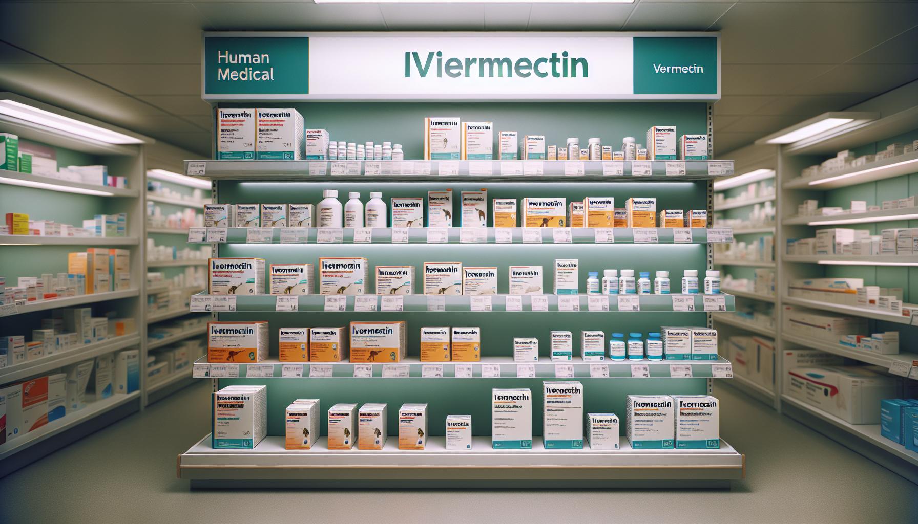 Olika former av Ivermektin i apotek