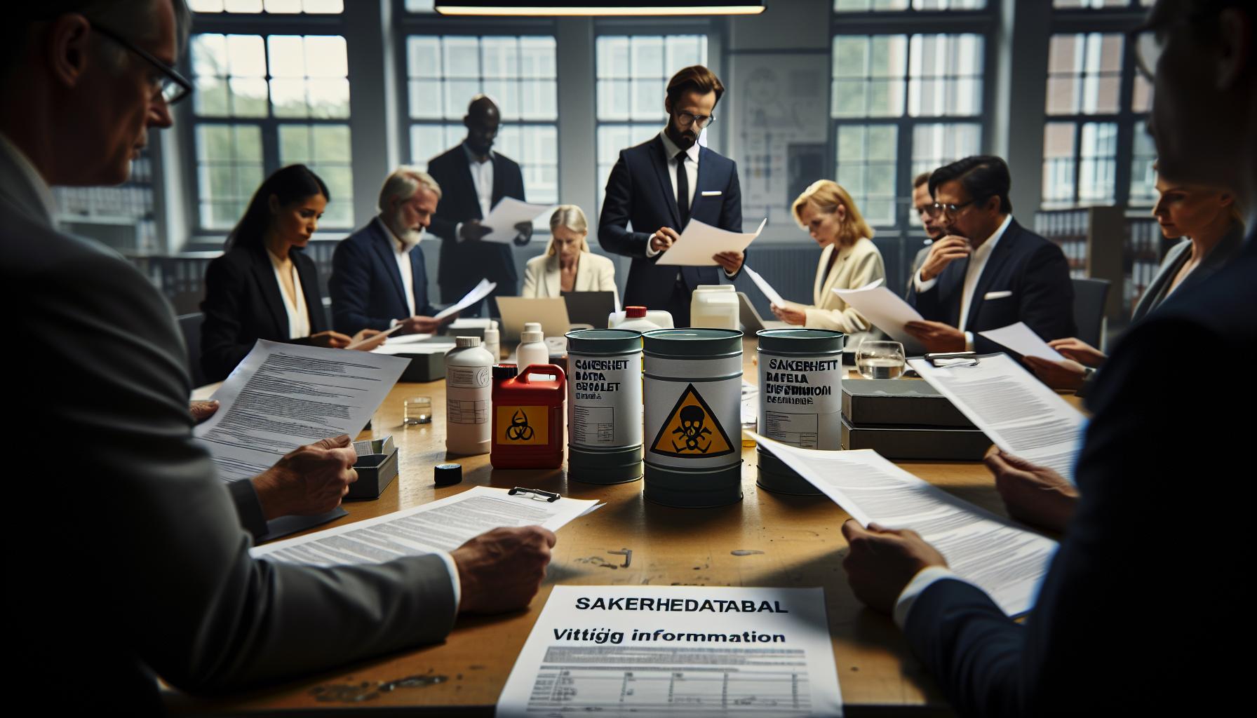 Säkerhetsdatablad: Viktig information och definitioner