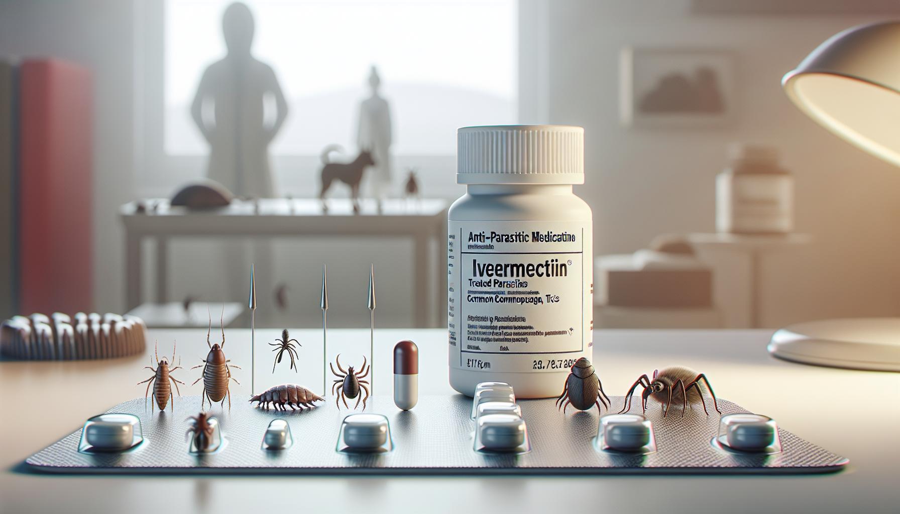 Vanliga parasiter som behandlas med Ivermectin